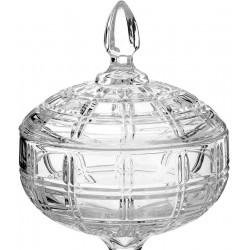 Bomboniere 24cm por 16,5cm cm Pé em Cristal Ecológico